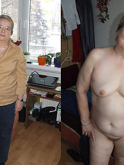 dressed undressed amateurs granny stripping